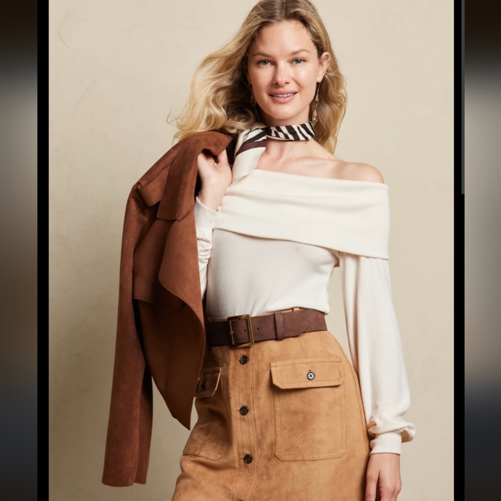 Soft Luxe Off-Shoulder Top